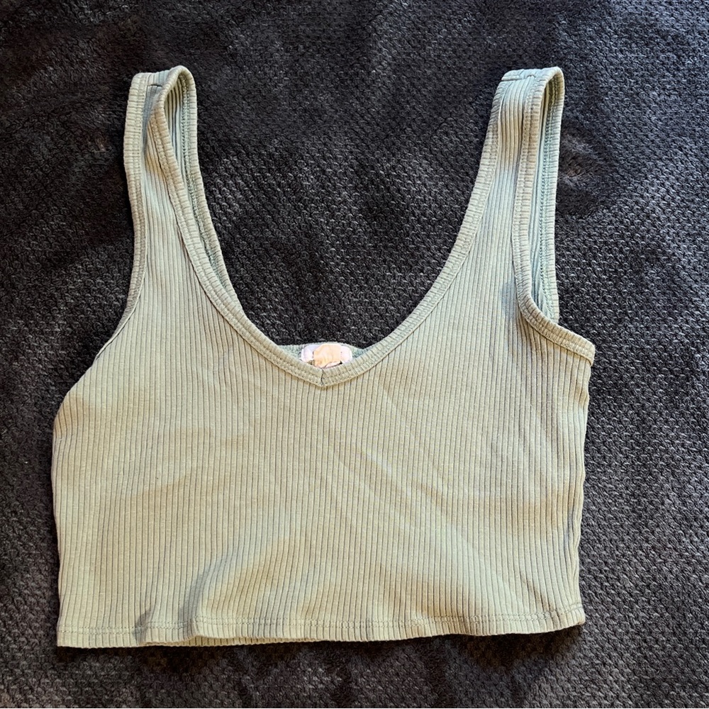 Green garage tank